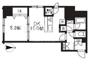 ハーモニーレジデンス菊川ステーションフロント 409 間取り図
