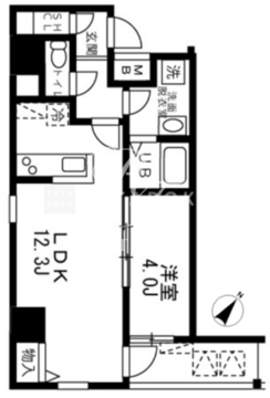 アリカ向島 901 間取り図