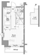 ブランシック白金台 203 間取り図