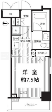 グランハイツ錦糸町 1001 間取り図