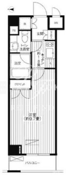 グランハイツ東新宿 320 間取り図