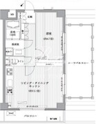 メゾンカルム西新宿 304 間取り図