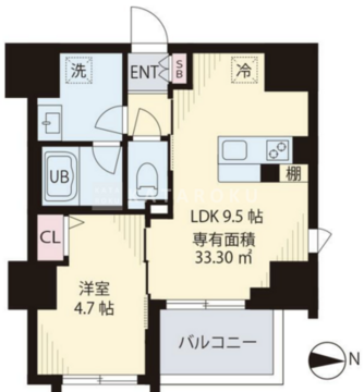 vereda nakano 702 間取り図