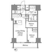 ACPレジデンス錦糸町 1102 間取り図
