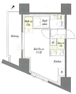 プライムメゾン板橋 1401 間取り図