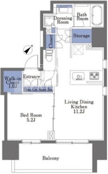 プライムメゾン神保町 205 間取り図