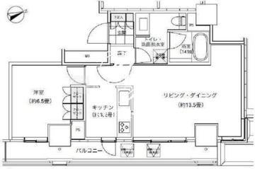 パークキューブ愛宕山タワー 2805 間取り図