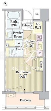 プライムアーバン東中野コート 602 間取り図