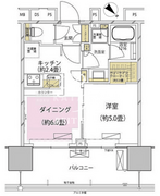 ザ・パークハウス渋谷美竹 503 間取り図