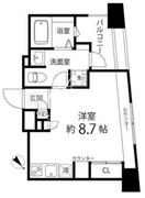 レニール本駒込 504 間取り図