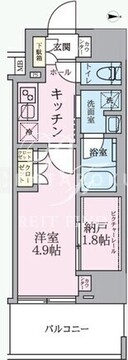 アークマーク成増 702 間取り図