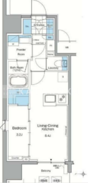 ルフォンプログレ赤羽マークス 701 間取り図