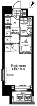 コンフォリア三田イースト 306 間取り図