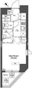 プラウドフラット蒲田 501 間取り図
