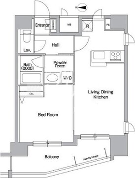 プライムアーバン西新宿1 1101 間取り図