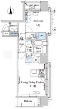 パークアクシス上野・稲荷町 505 間取り図