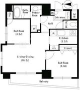 パークキューブ本所吾妻橋 503 間取り図