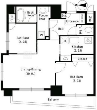 パークキューブ本所吾妻橋 503 間取り図