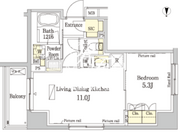 パークアクシス錦糸町ヴェール 806 間取り図