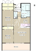 クレアールフレスカ 303 間取り図