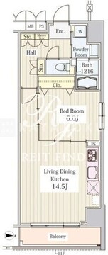 ヒュペリオン東陽町 1103 間取り図