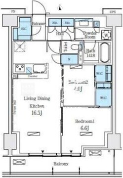 ロイヤルパークス赤羽ノース 112 間取り図