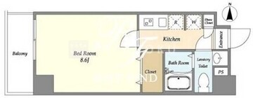 アルファコート浮間2 401 間取り図