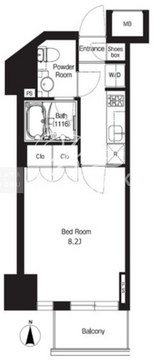 HF正光寺赤羽レジデンス2 202 間取り図