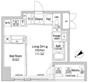 コンフォリア東池袋イースト 203 間取り図
