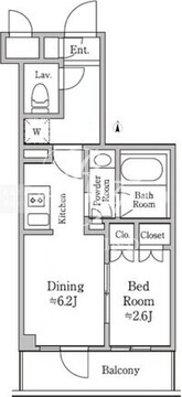 レジディア板橋 702 間取り図