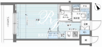 レジディア銀座東 904 間取り図