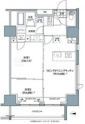パークハビオ東中野 1303 間取り図