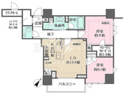 ザ・パークハウス高輪タワー 1505 間取り図