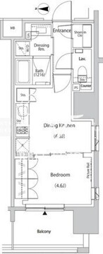 ザ・パークハビオ目白タワー 705 間取り図
