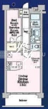 ラグゼナ平井ノース 307 間取り図