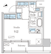 パークアクシス本所吾妻橋 801 間取り図 ?>
