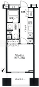 ブリリア銀座id 507 間取り図