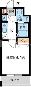 KDXレジデンス大島 707 間取り図