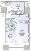 ルフォンブランシェ品川南大井 316 間取り図