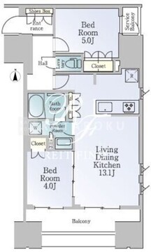 ルフォンブランシェ品川南大井 316 間取り図