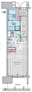 クロスレジデンス東十条 702 間取り図