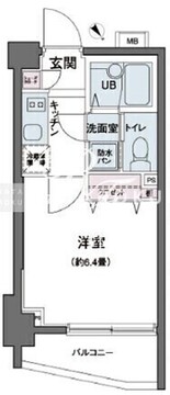 エコロジー都立大学レジデンス 416 間取り図