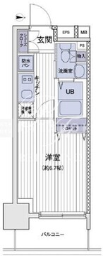 エスティメゾン大島 317 間取り図