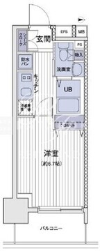 エスティメゾン大島 1015 間取り図