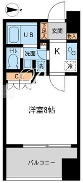 サンフル押上1 I-701 間取り図