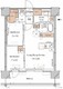 ブランシエスタ木場 603 間取り図