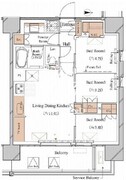 ブランシエスタ木場 611 間取り図