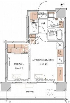 ブランシエスタ木場 613 間取り図