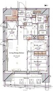 ブランシエスタ浅草蔵前 1507 間取り図