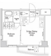 ザ・パークハビオSOHO市谷左内町 414 間取り図
